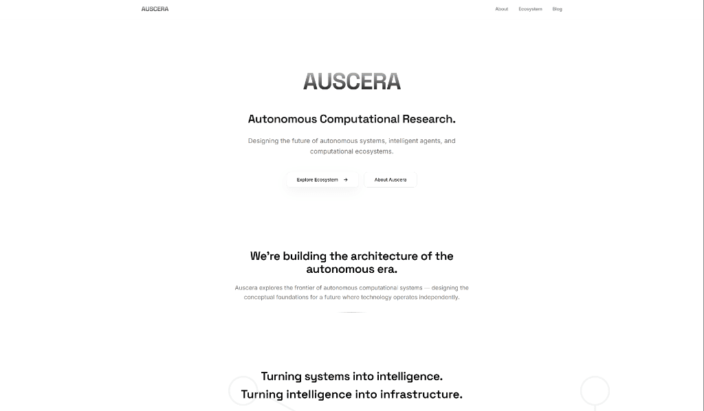 Auscera Website